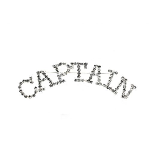 Rhinestone Word Pin Captain Product Image