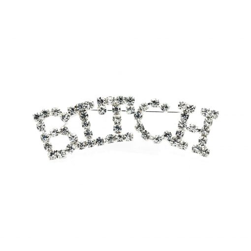 Rhinestone Word Pin Bitch Product Image