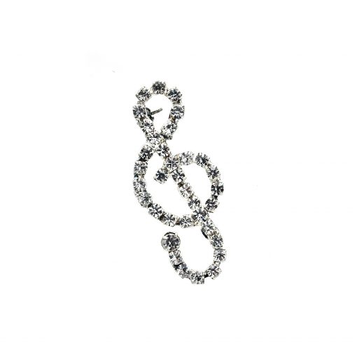 Rhinestone Music Note Pin Product Image