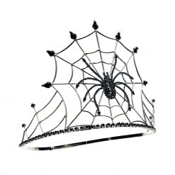 Black Spider Queen Crown Product Image Alt